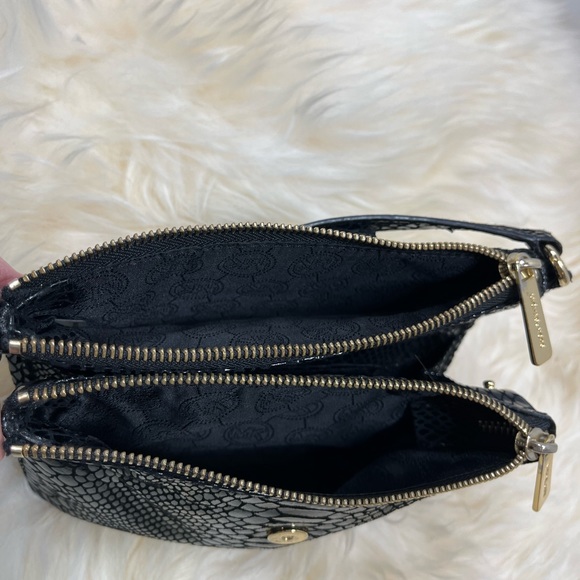 Michael Korrs  Blk. Python Embossed Mini Crossbody Bag - Picture 10 of 17